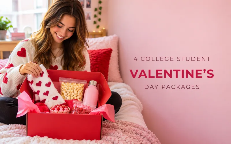 4 College Student Valentine’s Day Packages